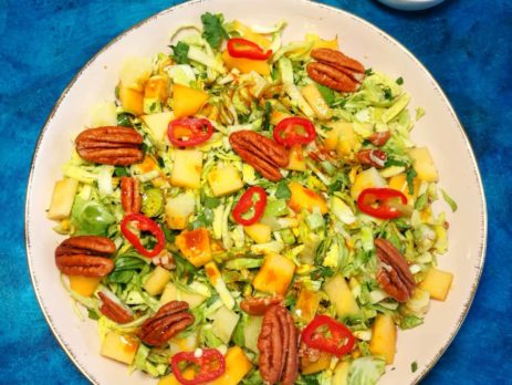 Salade choux de Bruxelles safran