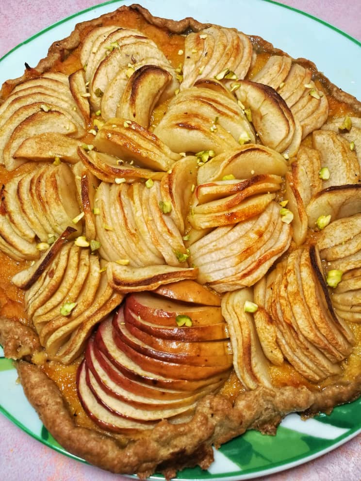 Tarte Rustique Aux Pommes Et Compote De Coings Au Safran